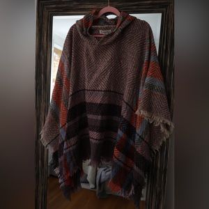 Shop impressions hooded poncho